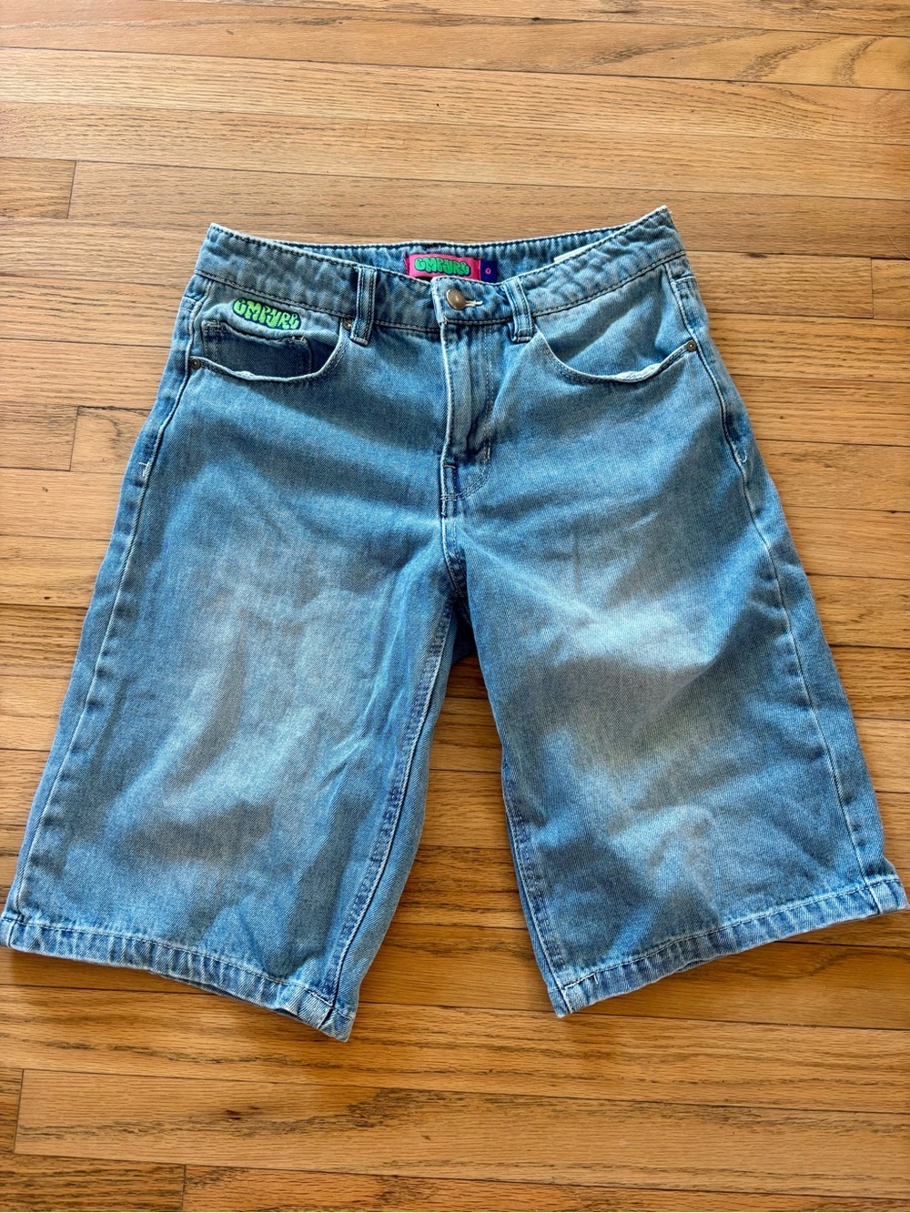 Vintage Long Jean Shorts